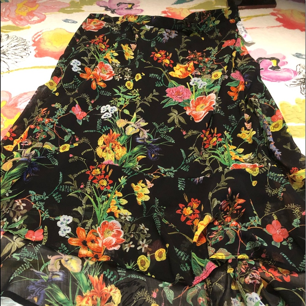 Colorful long skirt